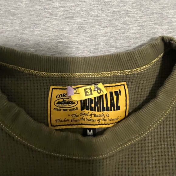 Green Corteiz Waffle Longsleeve - Picture 3 of 4